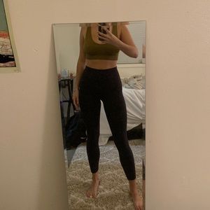 Black lululemon align leggings 25”